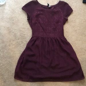 Maroon dress
